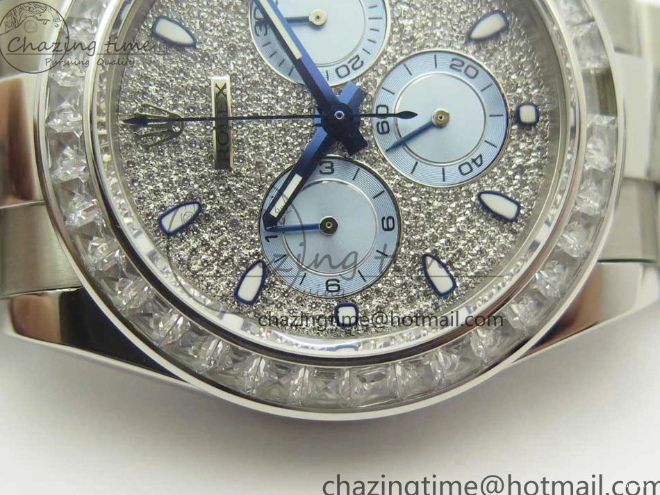 SS Diamond Bracelet BLF Edition Best 116576TBR SS On Dial A4130 Daytona 0415